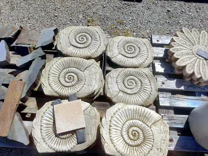 Pas d'allée forme préhistorique