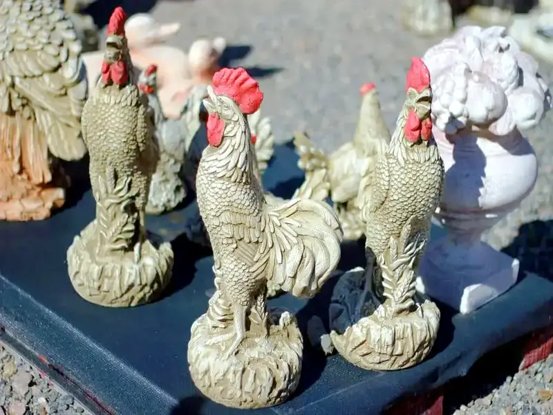 Statues coq